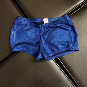 Varsity Spandex - Blue Sparkle